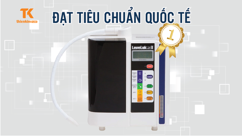 Máy điện giải ion kiềm Kangen LeveLuk JrII đạt chuẩn quốc tế