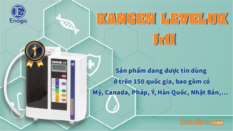Máy điện giải ion kiềm Kangen LeveLuk JrII bán chạy ở nhiều nơi