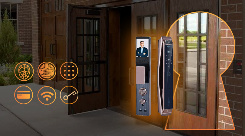 Demax EL966 CNC Brown APP WIFI mang đến trải nghiệm mở khóa đa dạng và linh hoạt, đáp ứng mọi nhu cầu của bạn