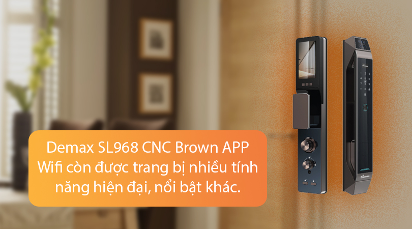 Chức năng của khóa EL968 CNC Brown APP Wifi