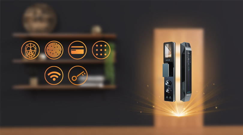 Demax EL968 CNC Grey APP Wifi trao cho bạn quyền tự do lựa chọn trong việc lựa chọn phương thức mở cửa