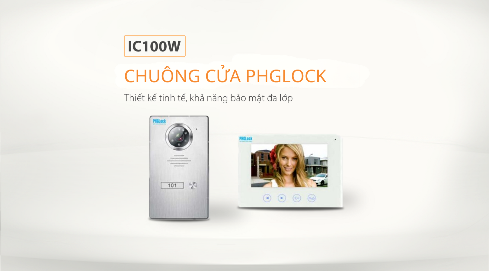 Thiết kế của chuông cửa PHGLock IC 100W