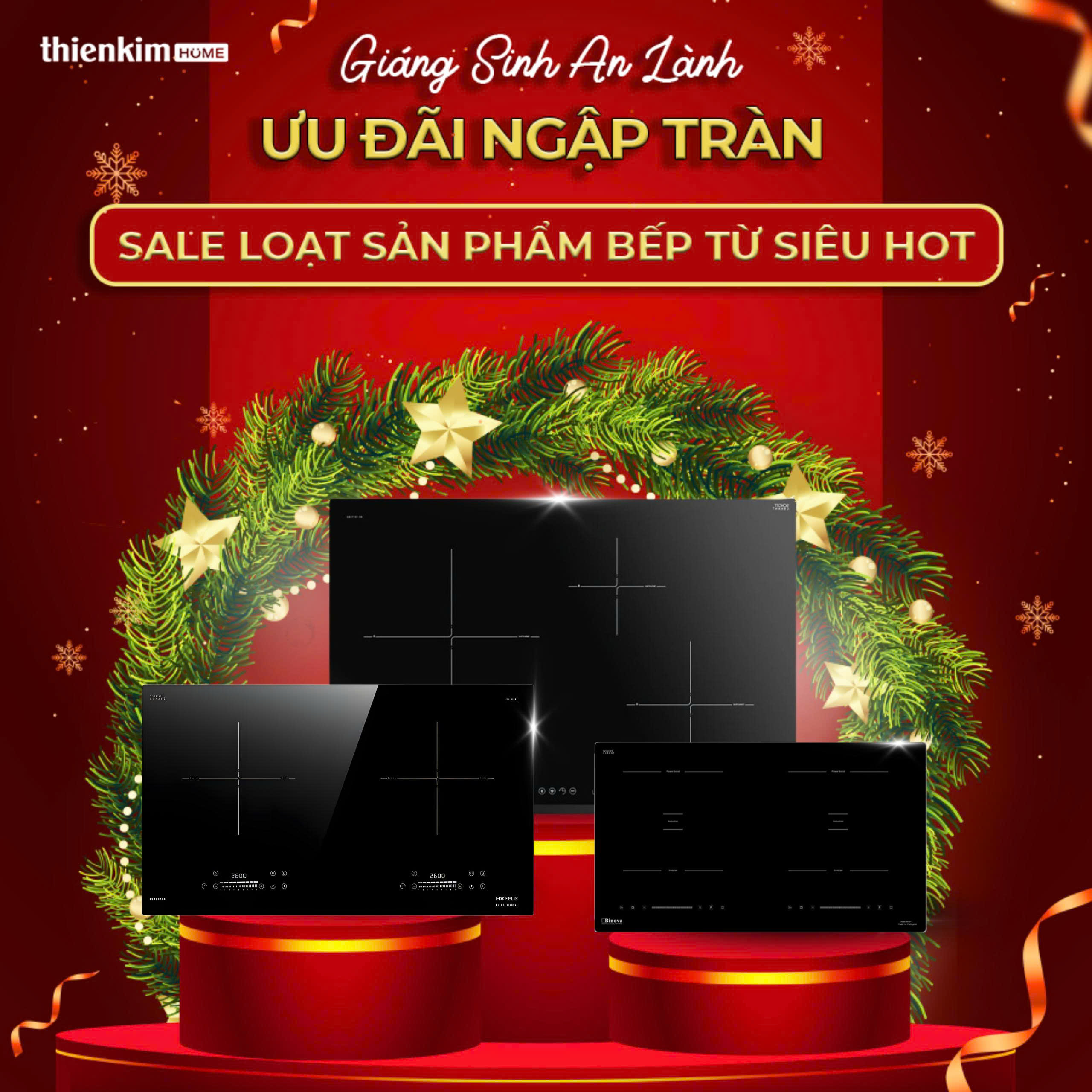 khuyến mãi giáng sinh bếp từ