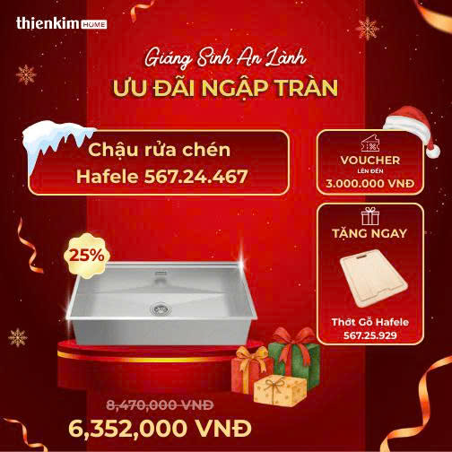 khuyến mãi chậu rửa chén 3