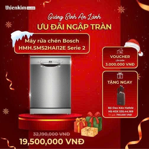 khuyến mãi giáng sinh máy rửa chén
