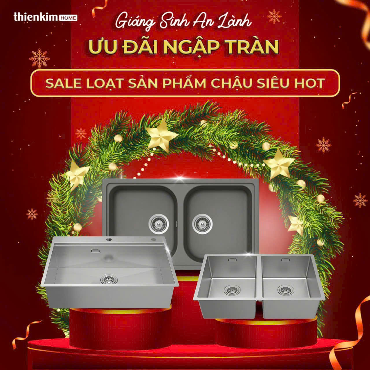 khuyến mãi chậu rửa chén