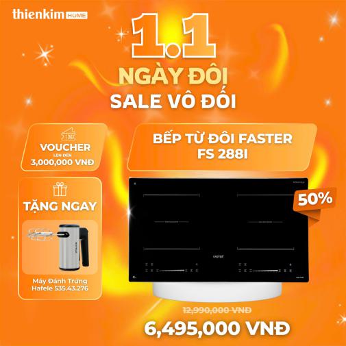 ngày đôi sale vô đối bếp từ 2