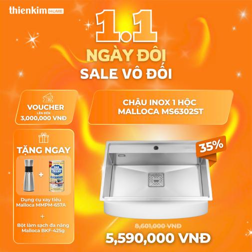 ngày đôi sale vô đối chậu rửa chén 2