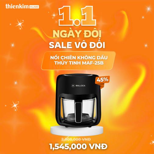 ngày đôi sale vô đối nồi chiên không dầu 2