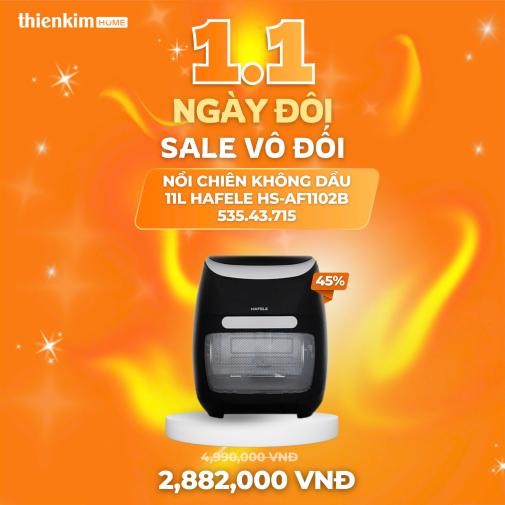 ngày đôi sale vô đối nồi chiên không dầu 5