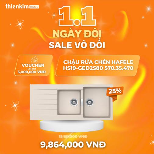ngày đôi sale vô đối chậu rửa chén 9
