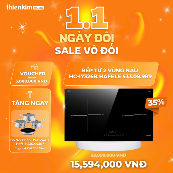 ngày đôi sale vô đối bếp từ 10