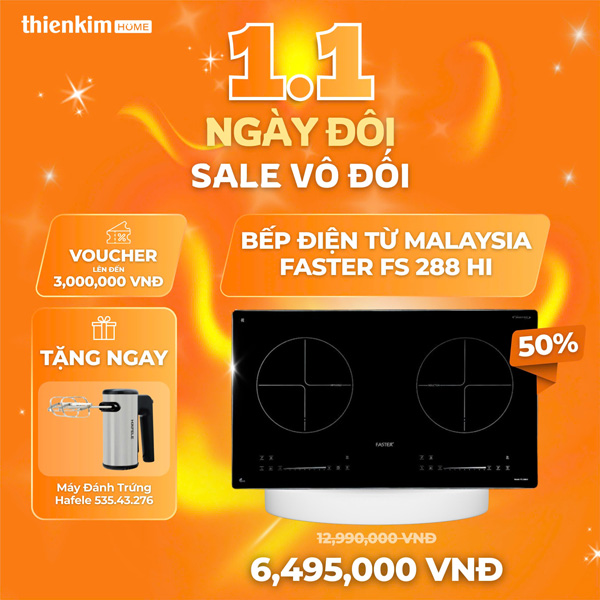 ngày đôi sale vô đối bếp từ 1