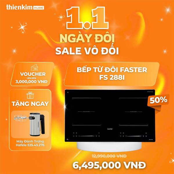 ngày đôi sale vô đối bếp từ 2