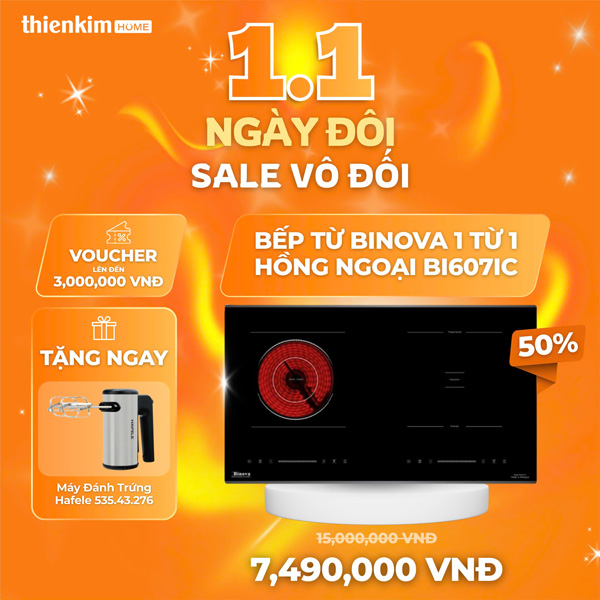 ngày đôi sale vô đối bếp từ 3