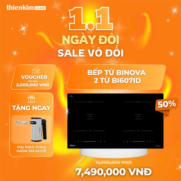 ngày đôi sale vô đối bếp từ 4