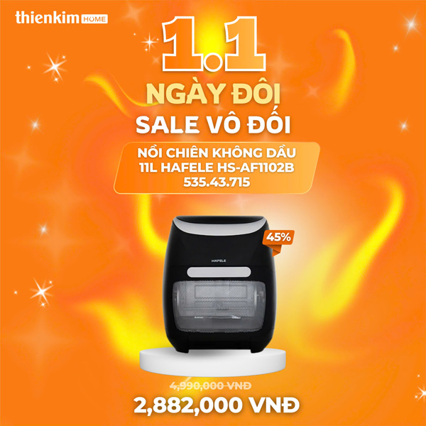 ngày đôi sale vô đối nồi chiên không dầu 5