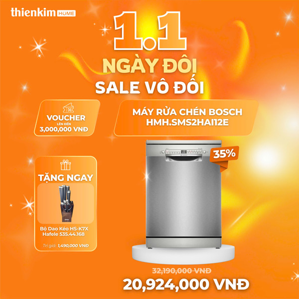 ngày đôi sale vô đối máy rửa chén 5