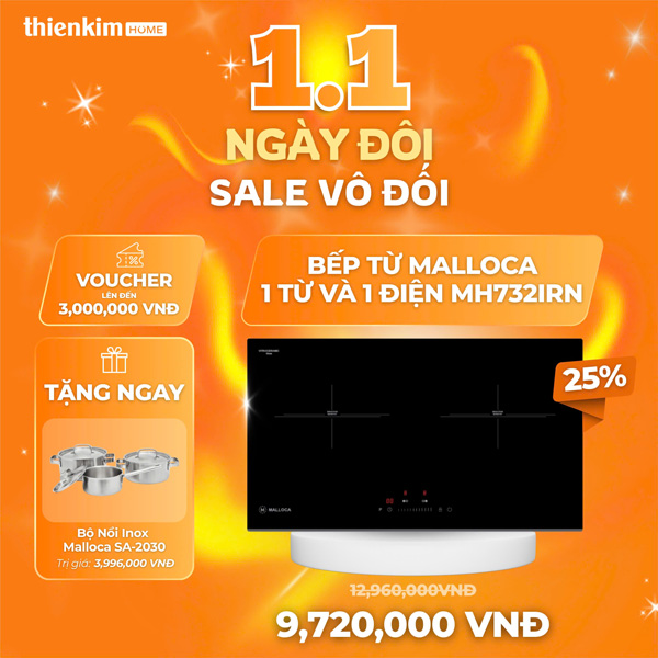 ngày đôi sale vô đối bếp từ 7