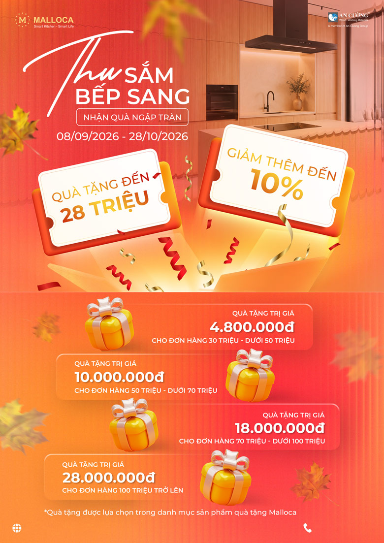 Chương trình thu sắm bếp sang