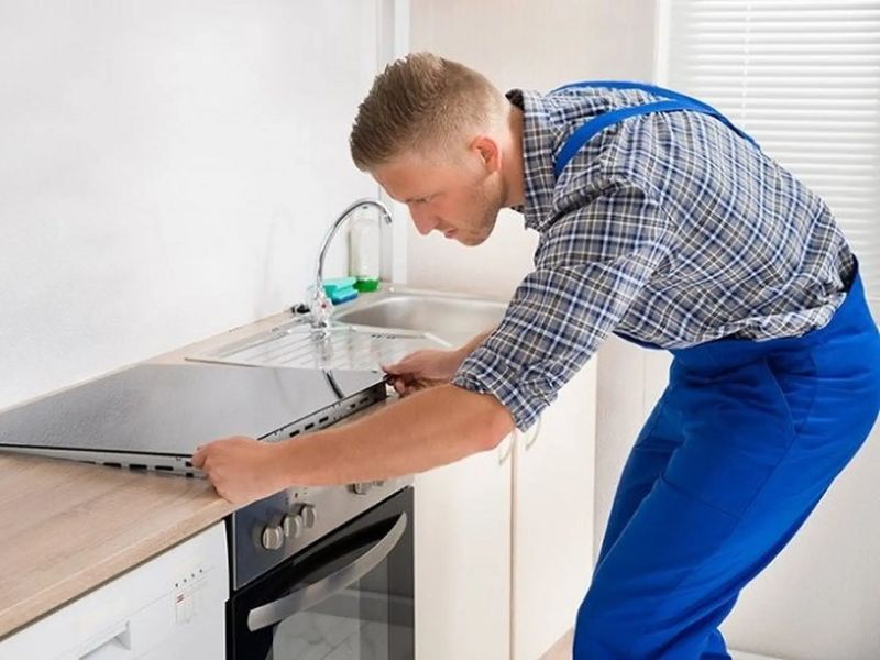 Kích Thước Khoét Đá Bếp Điện Từ Và Cách Đo Chính Xác