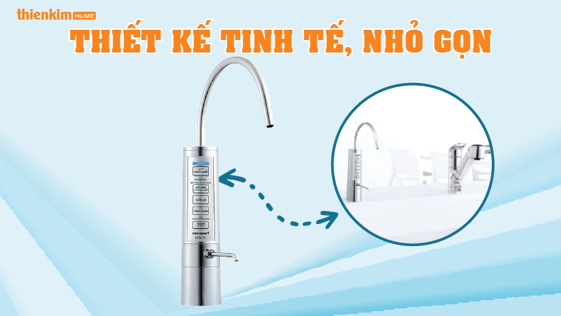 Máy lọc nước ion kiềm Panasonic TK-AB50 tinh tế, nhỏ gọn