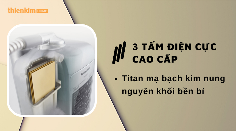 Máy lọc nước ion kiềm Panasonic TK-AS45 5 tấm điện cực cao cấp