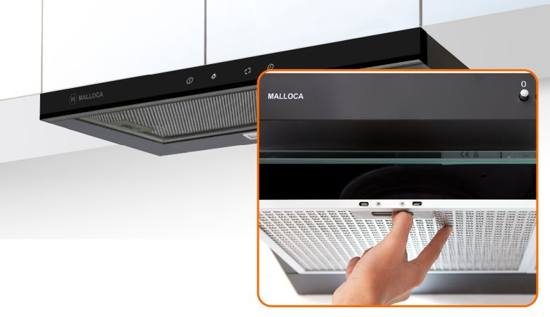 Review ưu điểm của máy hút mùi Malloca - Hệ thống lọc mỡ đa năng