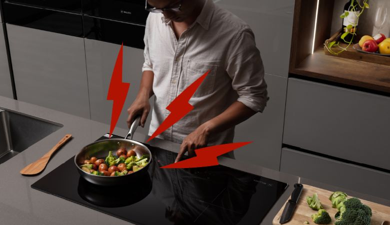 Các sự cố thường gặp và cách khắc phục khi sử dụng bếp điện từ Malloca - Bếp phát ra tiếng ồn lạ