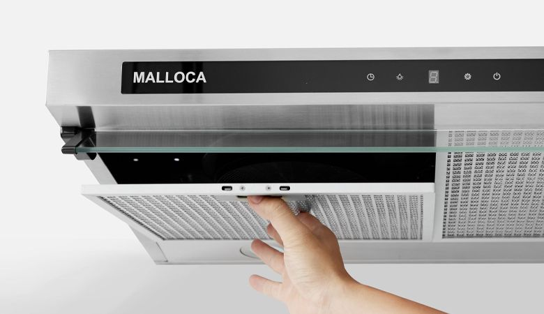 Công nghệ và tính năng nổi bật của máy hút mùi Malloca - Thiết kế và chất liệu