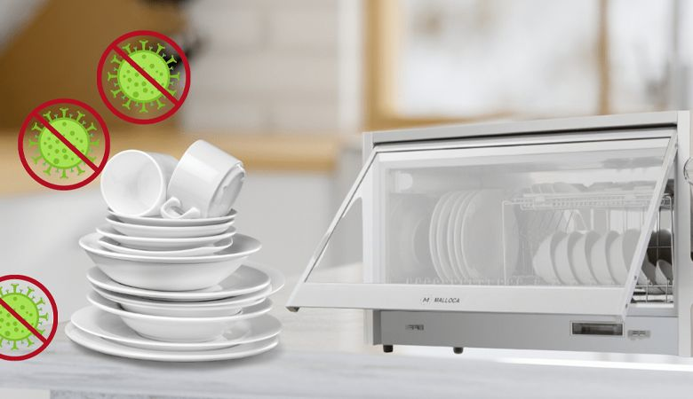 Tại sao máy sấy chén Malloca là một trong những lựa chọn hàng đầu? - Khử trùng và diệt khuẩn