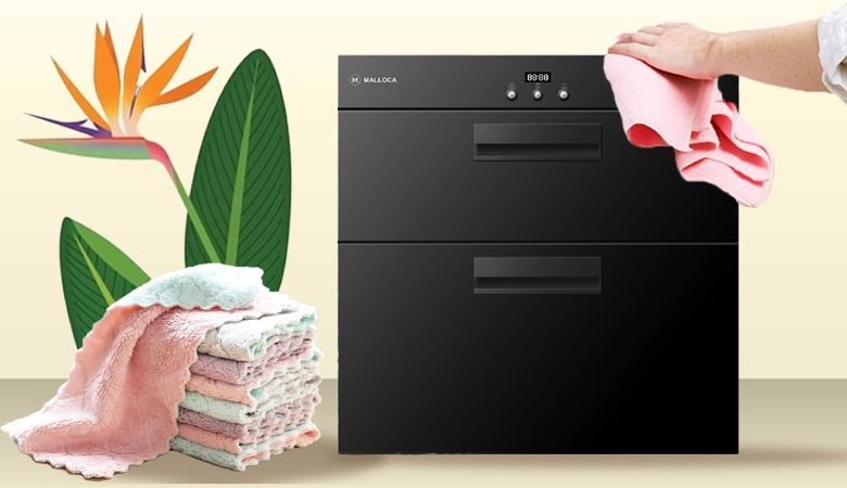 Cách bảo quản và bảo dưỡng máy sấy chén Malloca