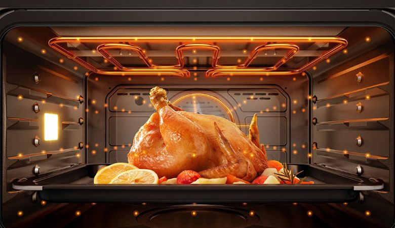 Một số sự cố lò nướng thường gặp và giải pháp khắc phục - Thức ăn không chín đều