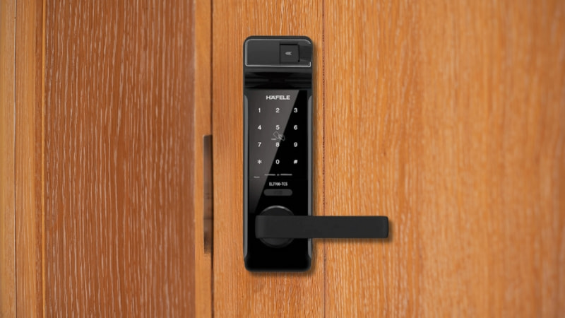 Khóa cửa gỗ vân tay Hafele EL7700 - TCS 912.20.561