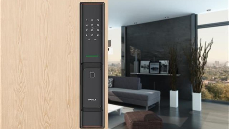 Khóa vân tay cho cửa gỗ Hafele PP8100 912.05.697