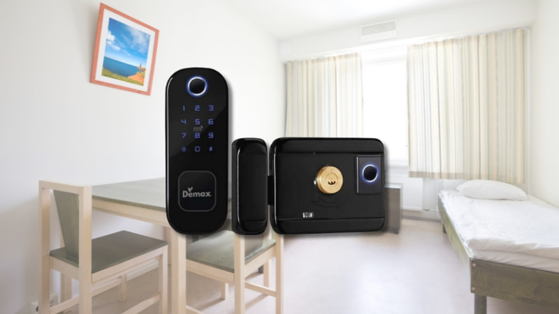 Khóa cổng điện tử Demax SL603 WP - APP Wifi