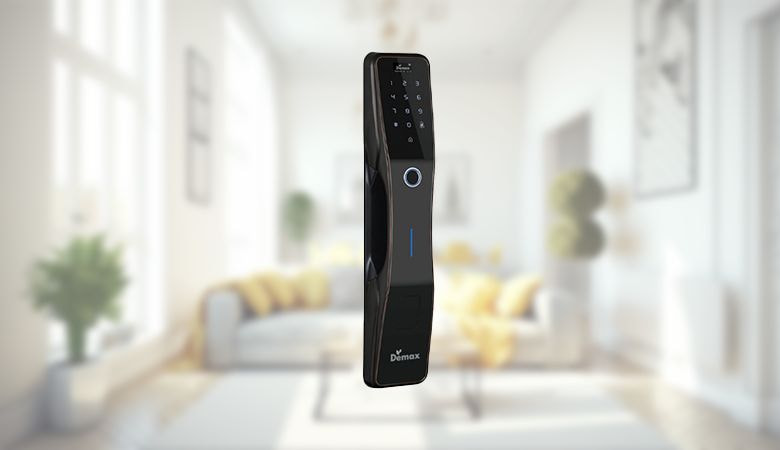 Khóa cửa thông minh Demax SL668 BL APP Wifi