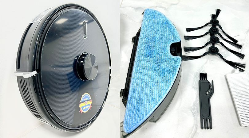 Hình ảnh thực tế của robot hút bụi lau nhà Demax S300