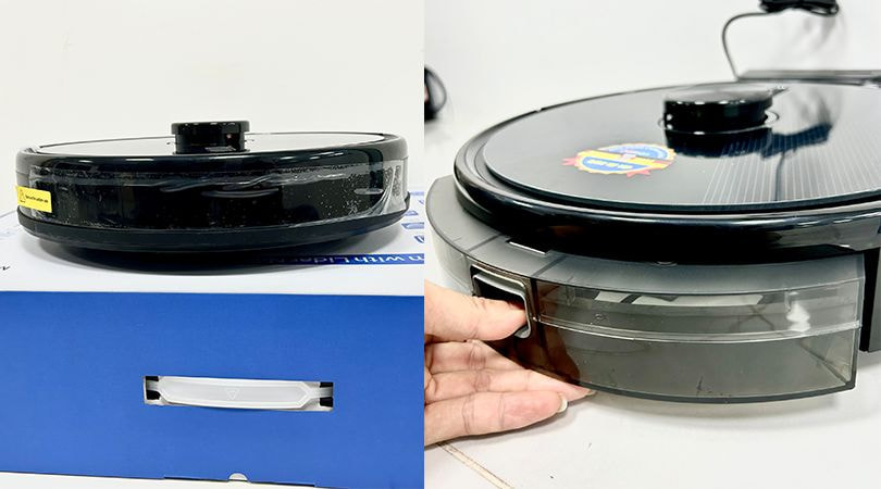 Hình ảnh thực tế của robot hút bụi lau nhà Demax S300