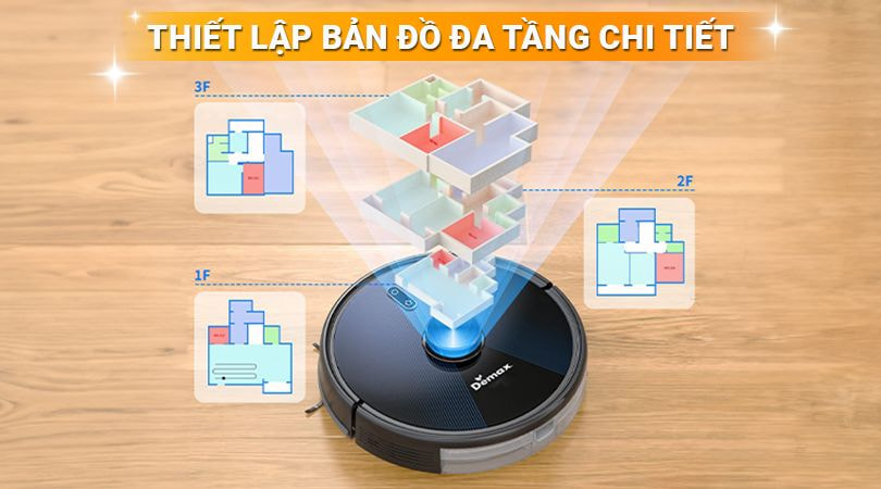 Khả năng thiết lập bản đồ 3D đa tầng