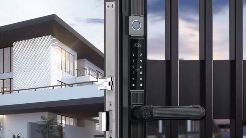 Lợi ích khi lắp đặt khóa cửa vân tay cho cổng sắt