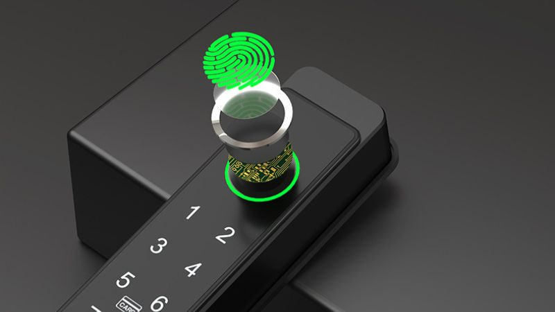 Chỉ với 1 chạm là bạn đã có thể dễ dàng mở cửa