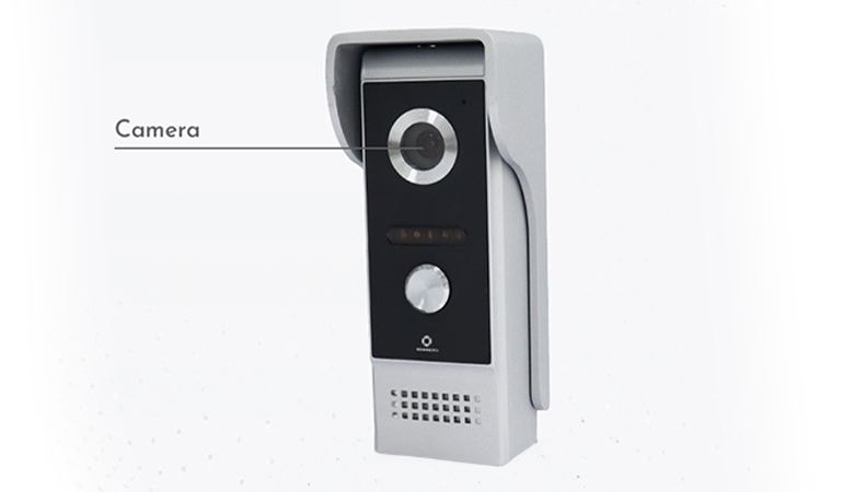 Hệ thống camera trên chuông sẽ giúp thu hình khách