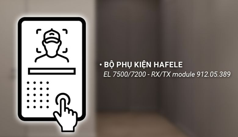 Bộ phụ kiện kết nối chuông màn hình Hafele EL 7500/7200 - RX/TX module 912.05.389