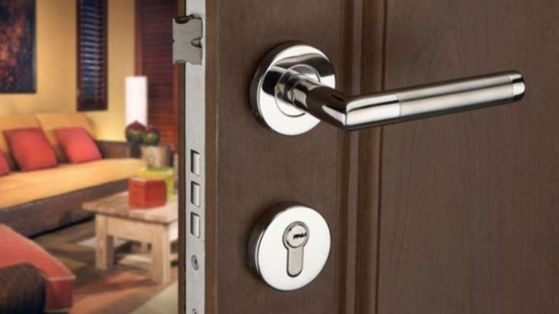 Khóa tay gạt thường được nhiều gia đình lựa chọn