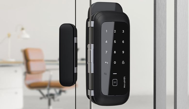 Tìm hiểu về khóa cửa kính - Khóa vân tay/mã số (một dạng của khóa điện tử)
