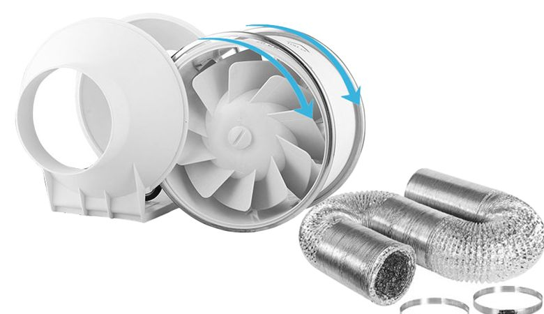 Quy trình vệ sinh từng bộ phận - Ống dẫn và quạt gió