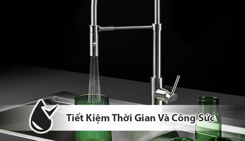 5 Lợi Ích Của Vòi Rửa Chén Malloca - Tiết Kiệm Nước