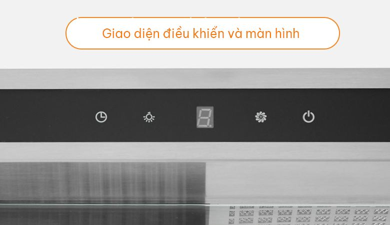 Các loại phụ kiện máy hút mùi Malloca - Nút điều khiển và màn hình hiển thị