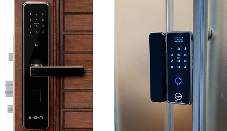 Một số loại cửa lắp được khóa thẻ từ